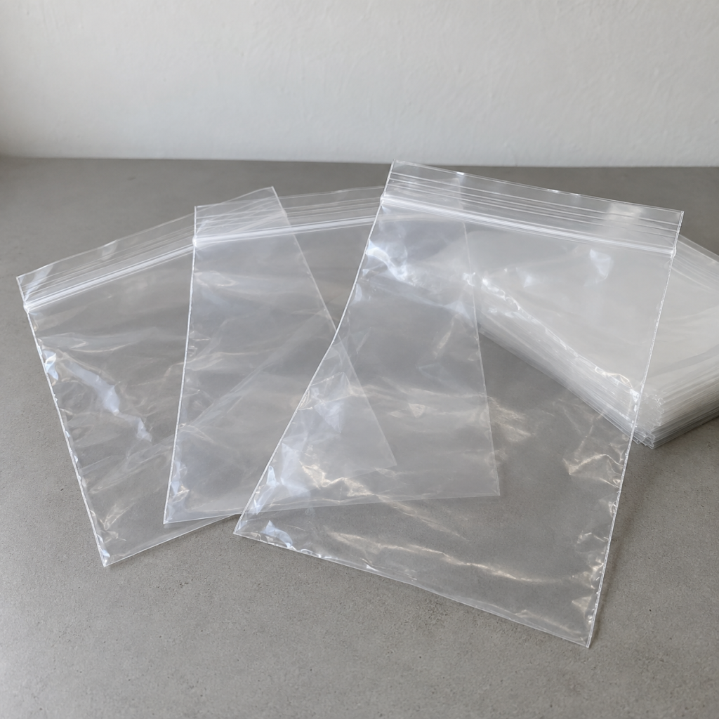 Custom Clear Resealable PE Ziplock Bags for Hardware Parts, Accessories and Small Item Packaging