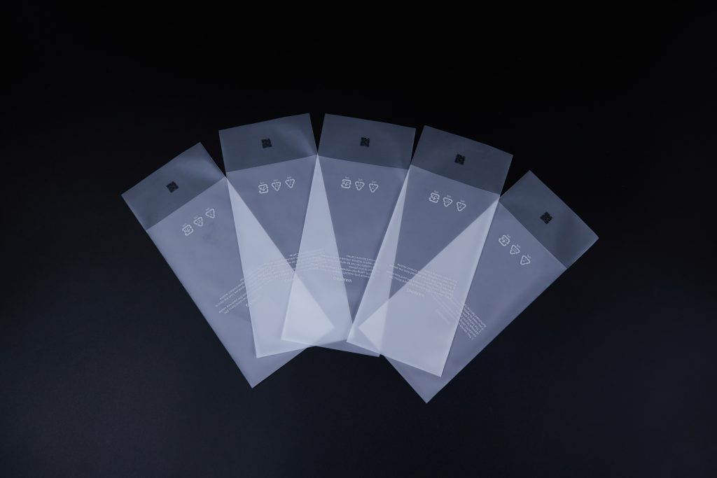 Custom Printed Frosted CPE Self-Adhesive Packaging Bags with Peel-and-Seal Flap for Clothing, Accessories and Retail Products