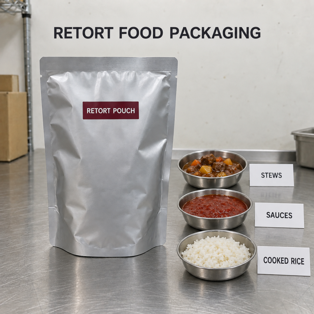High-Barrier Retort Food Pouch