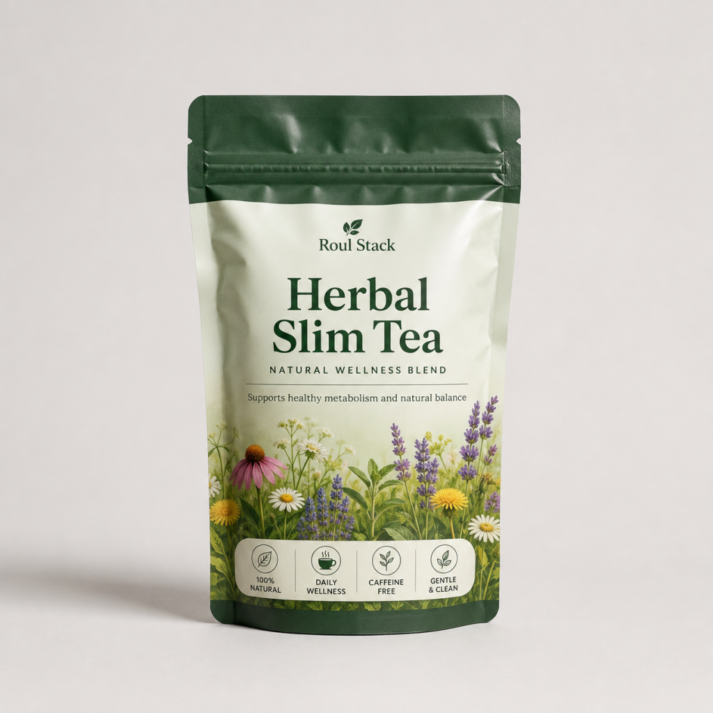 Custom Printed Herbal Tea Stand-Up Pouches with Resealable Zipper for Botanical Blends